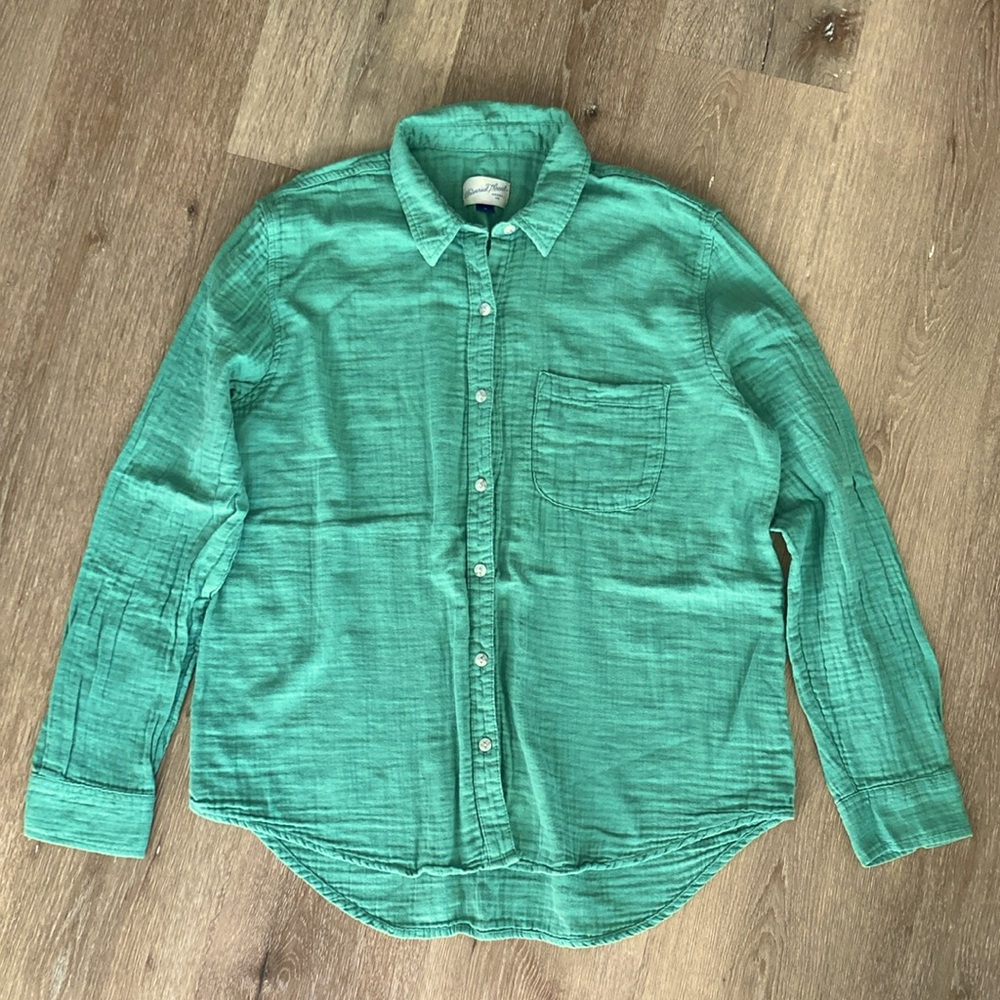 Universal Thread Cotton Green Long Sleeve Men Shirt Size M
Good Condition